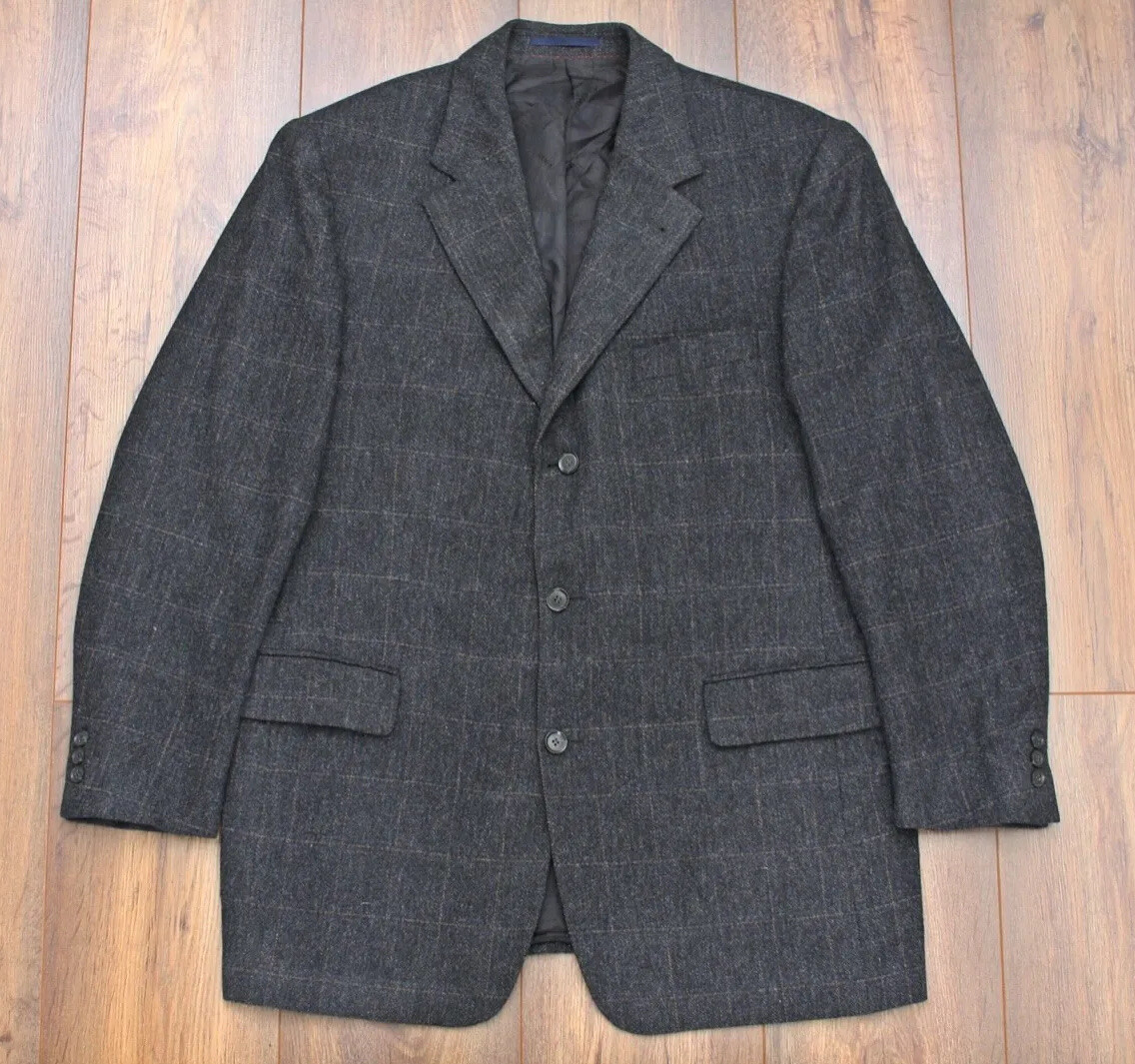 BURBERRY LONDON Men's Black nylon jacket size L free