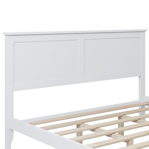 White Solid Wood 3 Pieces Queen Bedroom Sets(old sku:BS315101AAK) - Picture 3 of 12