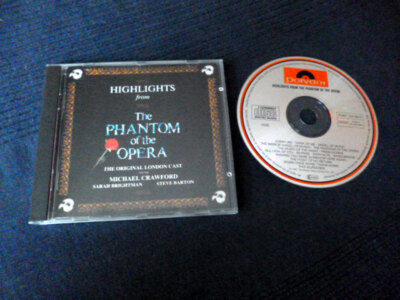 CD Phantom Of The Opera BEST OF LONDON Sarah Brightman Steve Barton POLYDOR