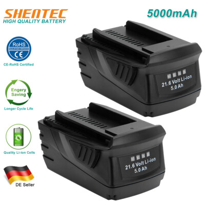 2X 21.6V 5000mAh Li-ion Akku für HILTI B22 SCM 22-A SCW 22-A TE 2-A22 SIW 22-A