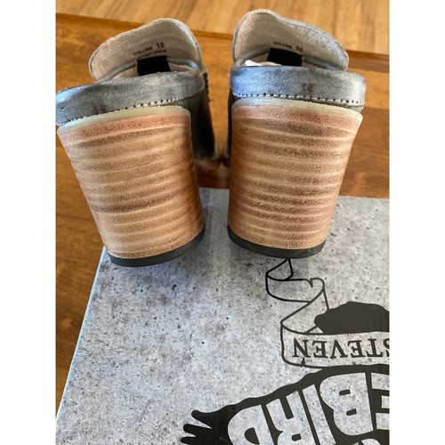 Freebird by Steven Collins Mules Ice Multi Leather Crocodile Embossed 10 NWT/B - Picture 9 of 13