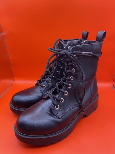 Steve Madden Combat Boots Girls Size 3 New - Picture 3 of 9