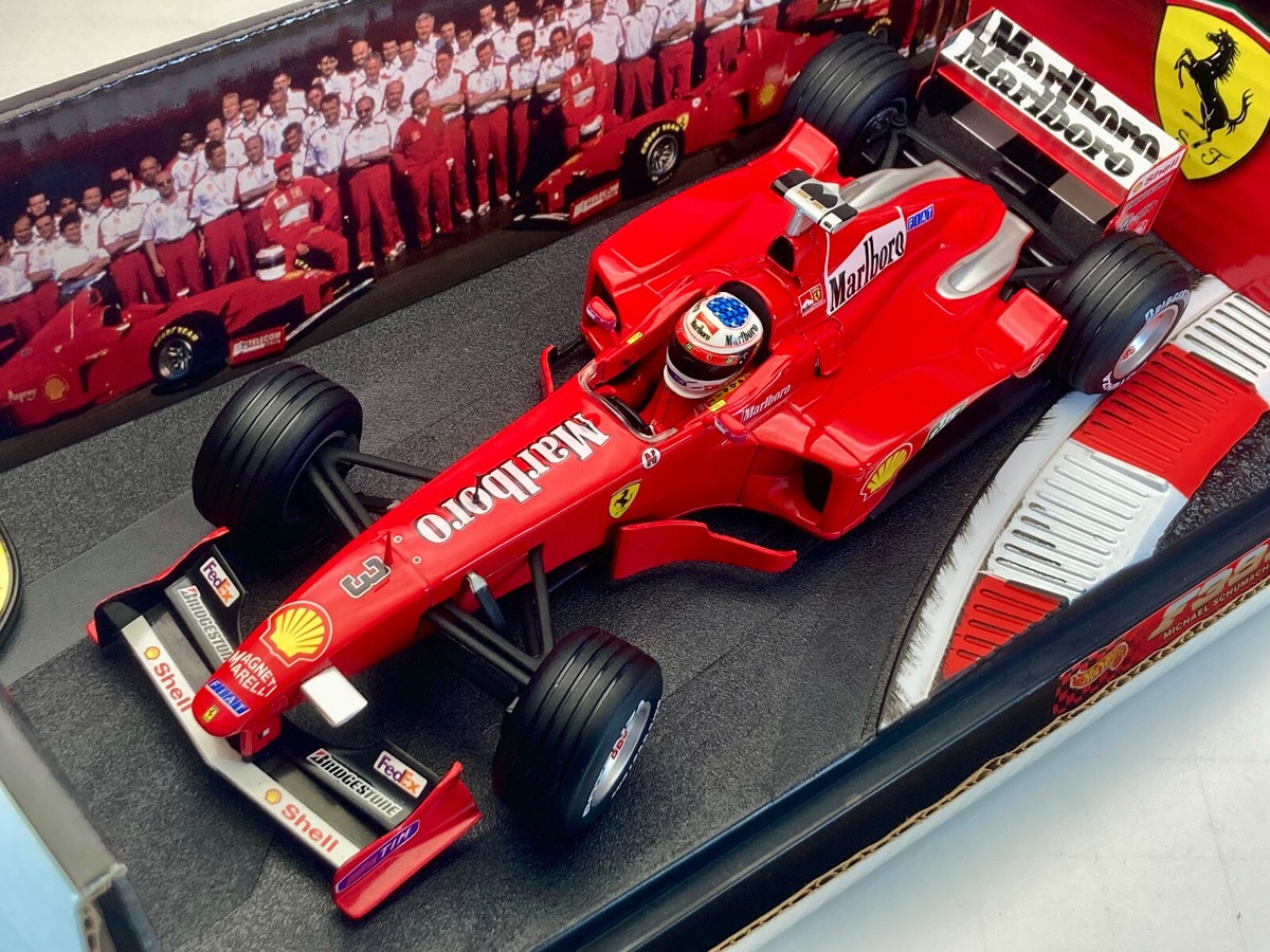 ホットウィール フェラーリ F399 ミニカー F1 コレクション インテリア Hot Wheels FERRARI F399 Michael Schumacher 1999 1:18 scale