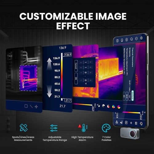 Mileseey Compact Thermal Imaging Camera for Android High IR Resolution 256*192 - Picture 2 of 10
