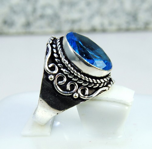 Damenring ausdrucksstarke Ring Filled Sterlin Silber 925 Turmaline 59 / 18,8 mm - Bild 2 von 2