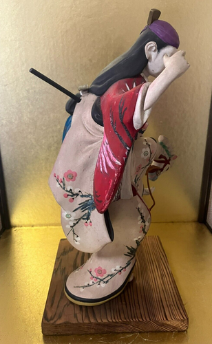 Japanese Doll Ceramic Hakata Doll Horse Meiji Era Antique - Picture 3 of 24