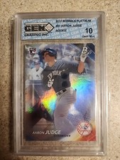 2017 Aaron Judge Bowman Platinum #91 Gem Mint 10 RC Rookie New York Yankees