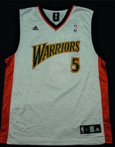 baron davis warriors jersey