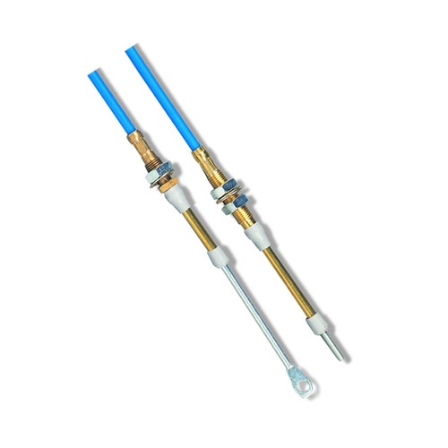 80740 B&M Performance Shifter Cable - 6-Foot Length - Blue - Picture 1 of 1
