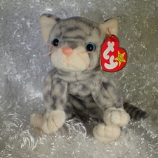SHILVER the Cat Beanie Baby**ERRORS** RARE 1999 -RETIRED- MWMT #179-4