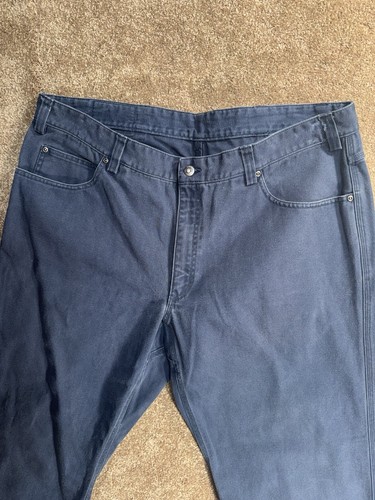 Duluth Trading Work Pants - 44x32 - 100% Cotton Blue - Picture 2 of 8