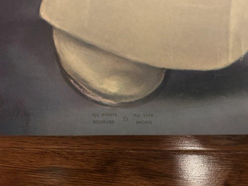 Vintage "ELVIS PRESLEY" {ALL STAR SHOWS} (Concert) Poster, RARE! - Picture 8 of 8