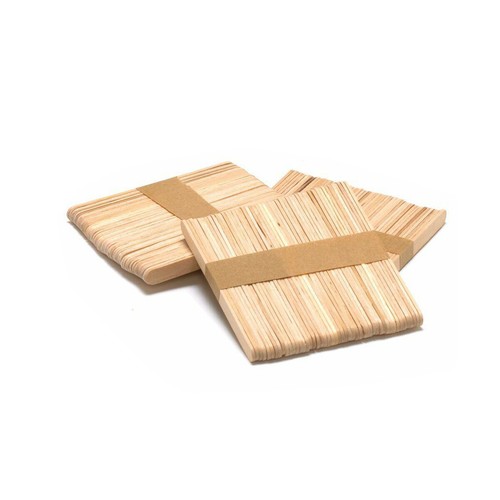 Palos de madera Lolly Pop 150 mm x 18 mm de largo madera hechos a mano lisos palo de colores mezclados - Imagen 19 de 20