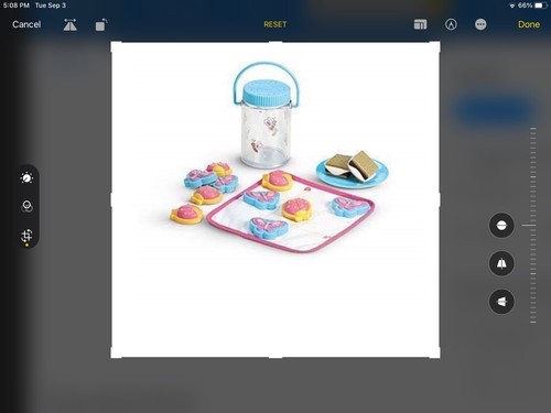 American Girl Bitty Twins Baby Camping Play Set + Box Tic Tac Toe, Cookies NIB