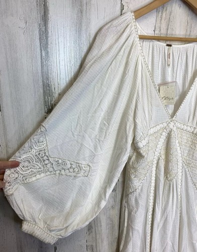 Free People Southwest Lace Maxi Dress XS - New With Defects - NWT Boho Festival - Picture 5 of 22