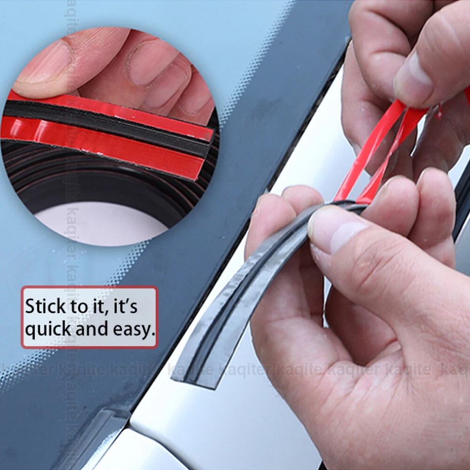 Rubber Car Seal Edge Sealing Strips Auto Roof Windshield Sealant Protector Strip - Image 3 of 4
