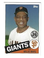 2020 Topps '85 Topps Willie Mays