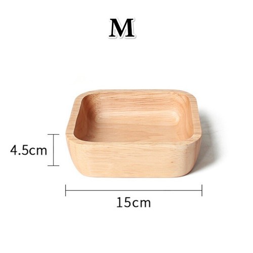 Rubber Wood Salad Soup Bowls Food Serving Container Home Utensil Tableware Adorn - Bild 13 von 13