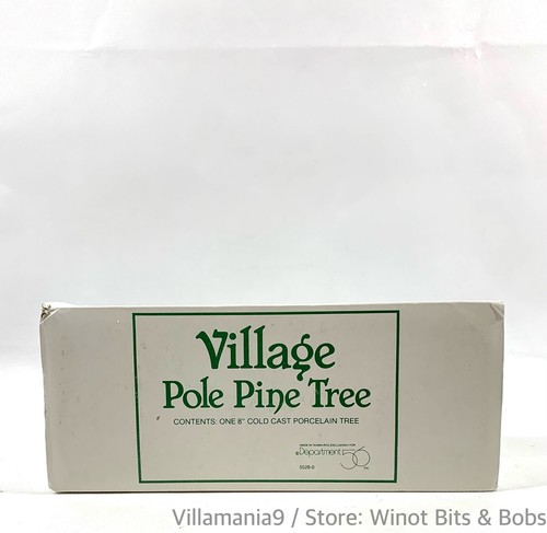 Dept 56 Heritage Village 8" "Pole Pine Tree" #5528-0 Porcelain EUC - Picture 3 of 3