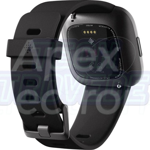 Fitbit Versa 2 SmartWatch Activity Fitness Tracker w ALEXA Heart Rate - BLACK - Bild 5 von 10