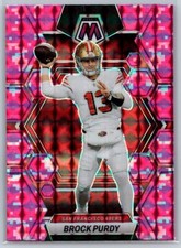 2023 Panini Mosaic #211 Brock Purdy Camo Pink Mosaic