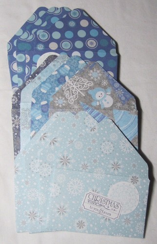 Handmade Christmas Holiday Gift Card Money Tip Envelope White Red Green U-Pick - Picture 7 of 71