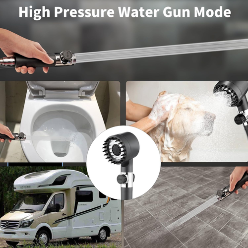 Drivse Iondrops Showerhead with Filters for Hard Water Handheld Off Switch-NE - Picture 6 of 12
