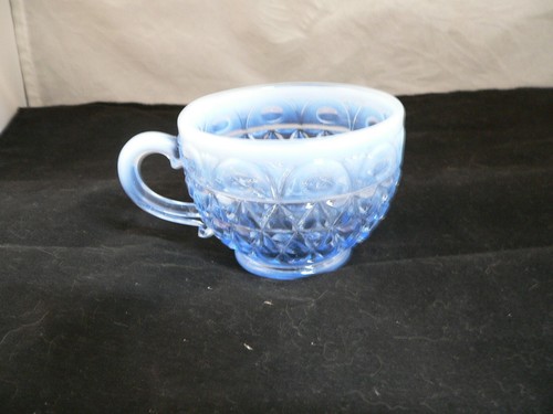 LACED EDGE "KATY BLUE" CUP-----IMPERIAL GLASS COMPANY - Picture 5 of 7