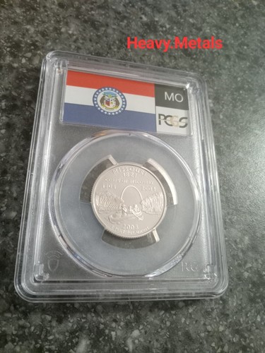 2003-S MISSOURI Silver Proof Quarter PR70 PCGS FLAG LABEL NICE LOW PRICE!!