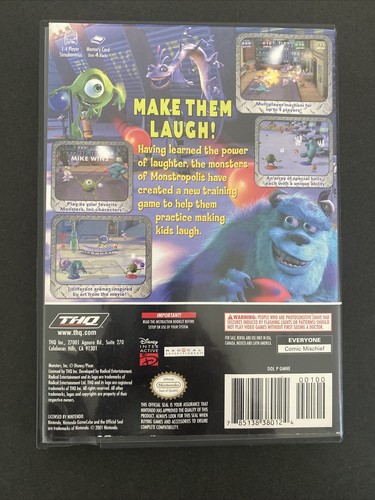 Monsters Inc. Scream Arena - Gamecube mit Handbuch - Bild 3 von 4