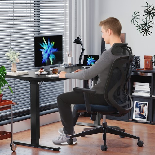 Gunji Höhenverstellbarer Schreibtisch Elektrischer mit Tischplatte mit Memory - Bild 10 von 72