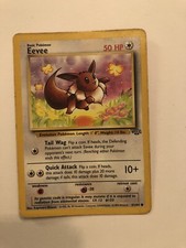 Eevee 51/64 1st Edition NM Near Mint Jungle Set Non-Holo Pokemon Card