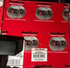 AUTO SHACK Performance Silver Brake Front Rotors Drilled  PR64155DSZR  FORD F150