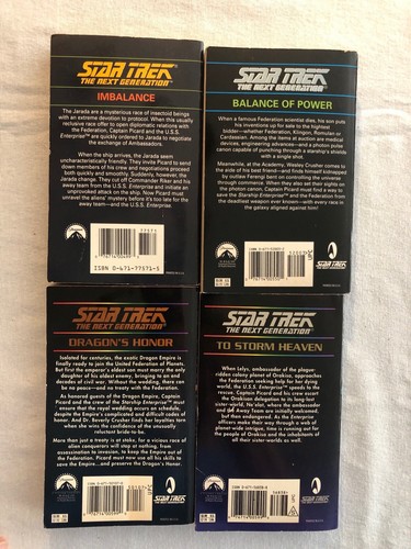 Lot of 4 Star Trek The Next Generation Paperback Books (#22,33,38,46) - Picture 5 of 9