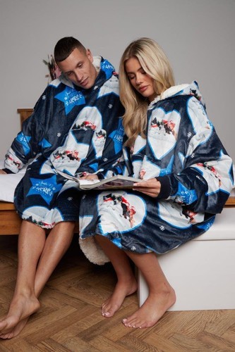 Hoodie Blanket Giant Sherpa Fleece Hooded Sweatshirt Oversized Extra Large Plush - Picture 19 of 163