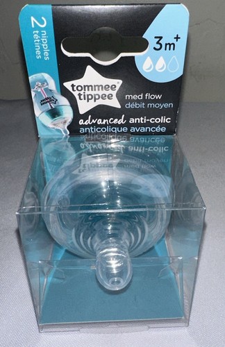 Tommee Tippee Medium Flow Replacement Nipples for 3+ Choice of TWO styles - Picture 1 of 3