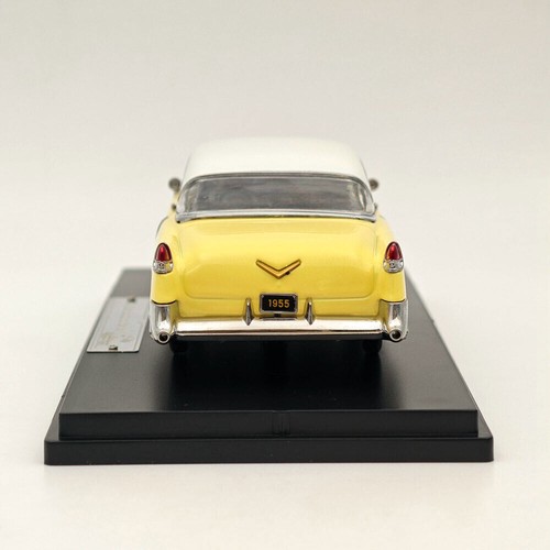GFCC 1/43 1955 Cadillac cupé DeVille amarillo diecast modelo coche colección - Imagen 5 de 7
