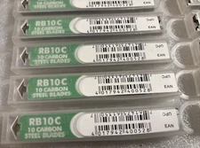(5pk x 10ea) Unger RB10C 4" Floor Scraper Blades Carbon Steel , Free Shipping!!!