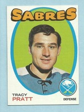 1971-72 Topps Hockey Tracy Pratt #107 Buffalo Sabres EX-MT