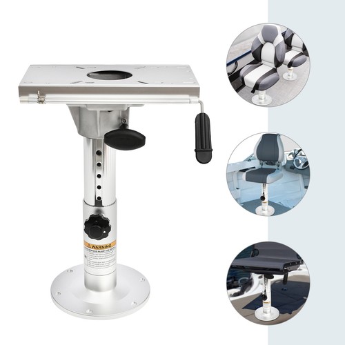 Heavy Duty Adjustable & Swivel Aluminum Marine Boat Pedestal 13 to 19 inches USA - Picture 22 of 23