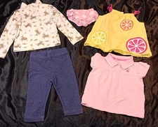 Lot/Mixed brands of toddler girl clothing, 5 pieces. Size 2t