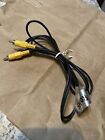 Yellow Video Cable Composite 2 Male ends Cord 6’