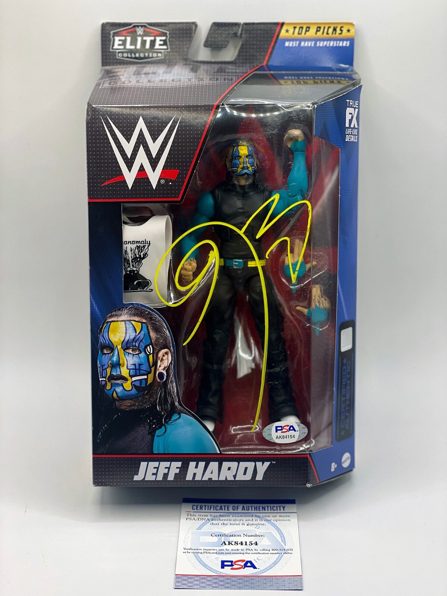 WWE 認証書付きサイン入り jeff hardy elite エリート WWE 認証
