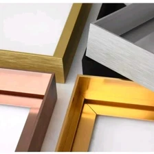 GVS-ART DIY Metal Floating Frame for 30X40“ Canvas 30X40“, Titannium Gold