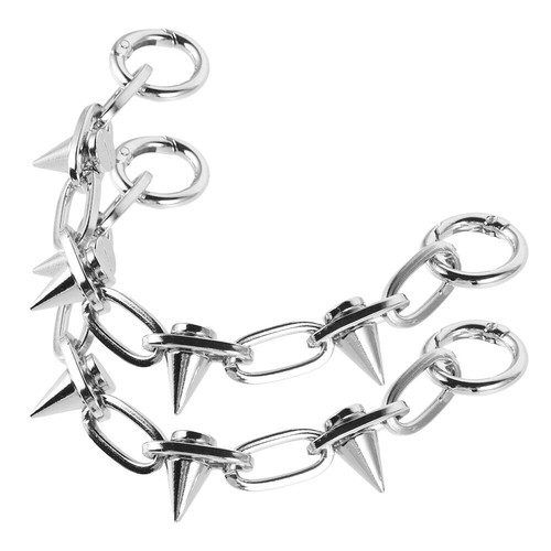 2 Pcs Shoe Charms Chain Chains for Shoes Decor Accessories Man Work