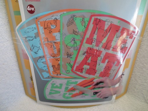 Bradshaw Good Cook Flexible Cutting Boards 16 in x 12 in Color Coded New - Picture 5 of 5