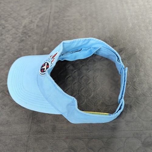 Tennessee Titans Hat Visor Vintage Twin Enterprise Adjustable Strap Adult OSFA - Picture 4 of 7