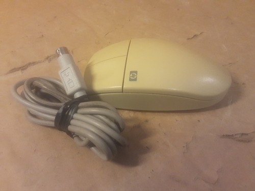 VINTAGE HP MYSZ MECHANICZNA M-S34 - Zdjęcie 2 z 12