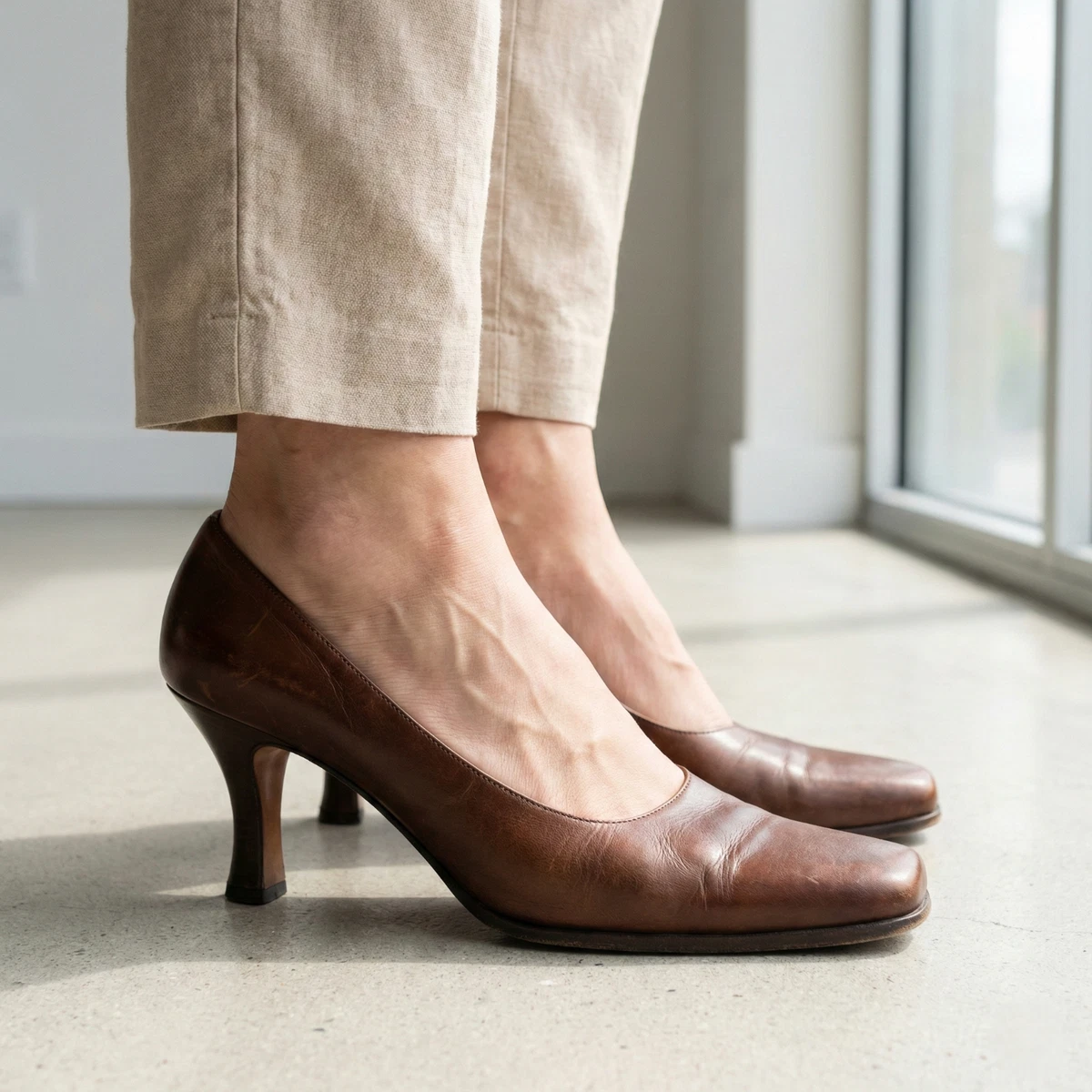 PRADA Block Brown Heels for Women for sale | eBay