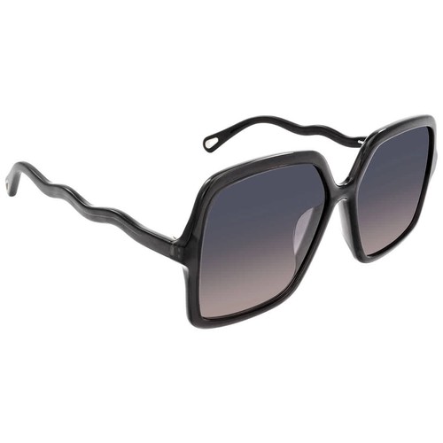 Chloe Zelie Sonnenbrille blau Farbverlauf quadratisch Damen CH0086SA 001 59